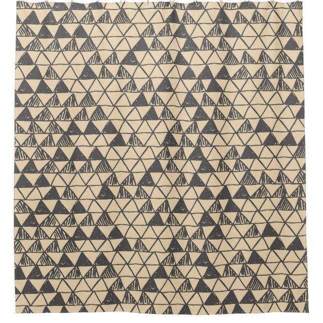 Abstract Vintage Triangle Pattern. (Front)