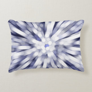 abstract violet background. fractal explosion star accent pillow