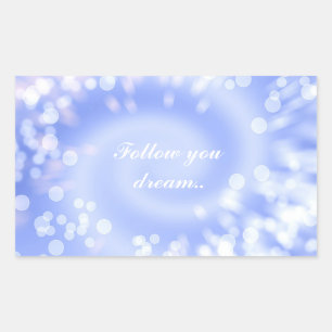 abstract violet bokeh spiral texture sticker