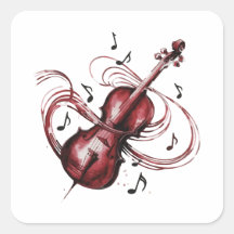 abstract violin
