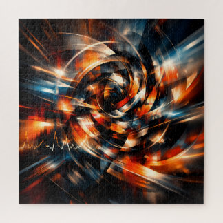 Abstract Vision of Motion & Mind Jigsaw Puzzle