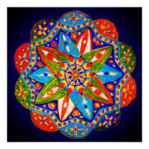 Abstract vision  poster