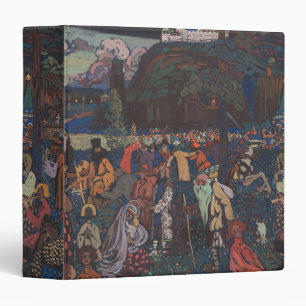 Abstract Vitalit, Wassily Kandinsky Colourful Life Binder