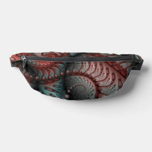 Abstract Vivid Fantasy Fractal Art Brown Blue Fanny Pack