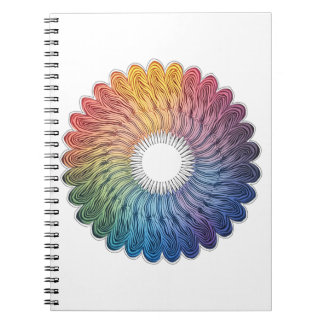 Abstract vivid notebook