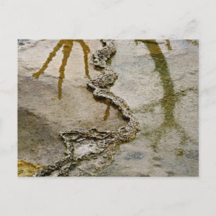 ABSTRACT VOLCANIC DEPOSITS AND MINERALS POSTCARD