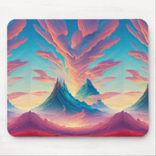 Abstract Volcanic Sunrise  Mouse Pad