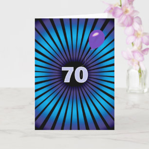Abstract Vortex For 70th Birthday Card