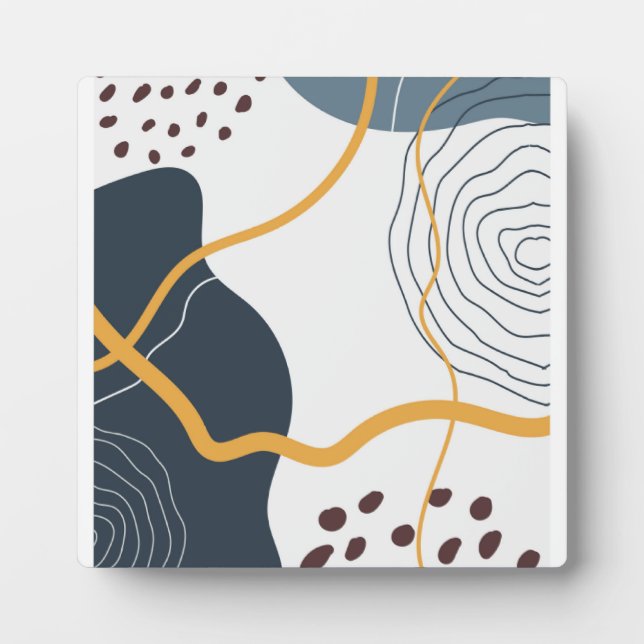 Abstract wall art plaque (Front)