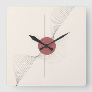 Abstract wall art Square Wall Clock