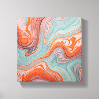 Abstract Wall Pinting Canvas Print