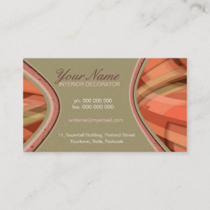 Abstract Wallz Business Card