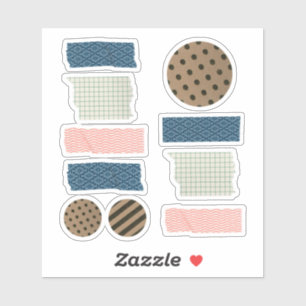 Abstract Washi Tape Scrapbooking Stickers