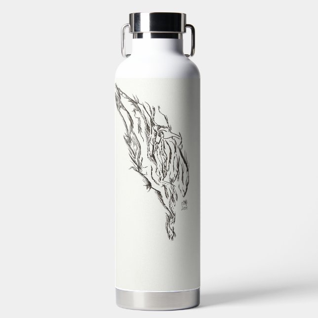 abstract water bottle (Front)