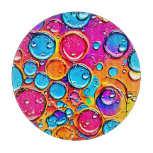 Abstract Water Drops Art