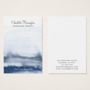 Abstract Water Earring Jewellery Display Card