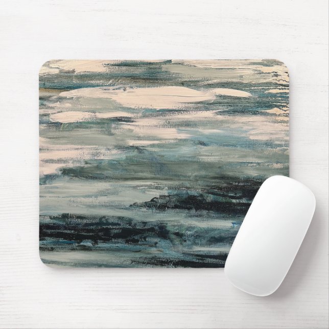 Abstract Water Scape Painting Mouse Pad (With Mouse)