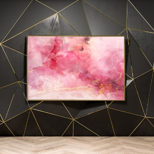 Abstract Watercolor Art Canvas Print