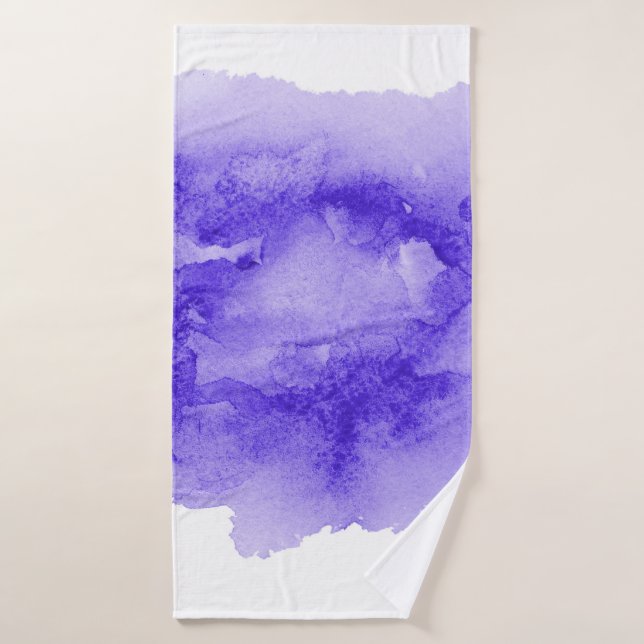 Abstract watercolor background image with a liquid bath towel (Bath Towel)