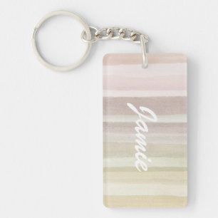 Abstract watercolor background keychain