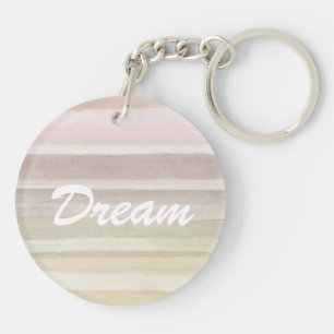Abstract watercolor background keychain