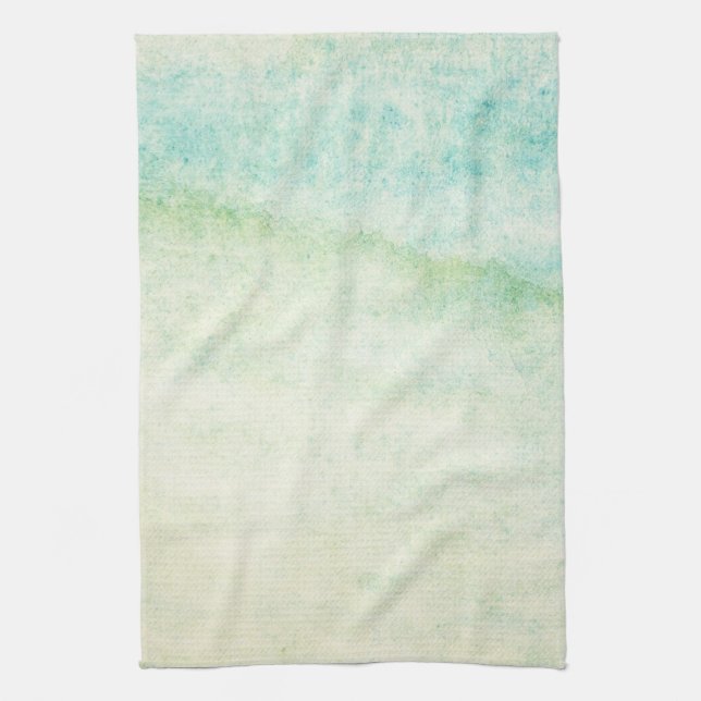 Abstract  watercolor background kitchen towel (Vertical)