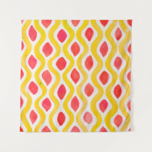 Abstract watercolor background tapestry