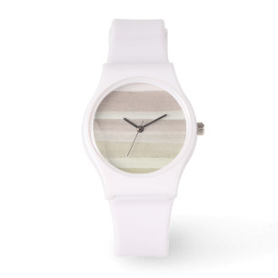 Abstract watercolor background watch