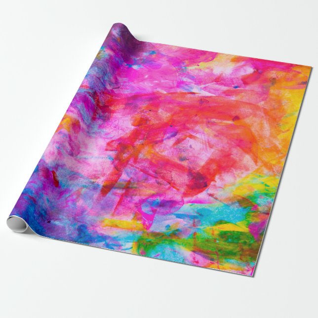 Abstract watercolor backgroundcolor,background,pai wrapping paper (Unrolled)