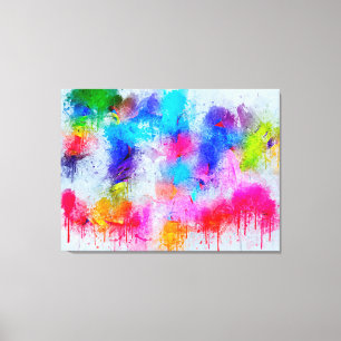Abstract Watercolor Canvas Print