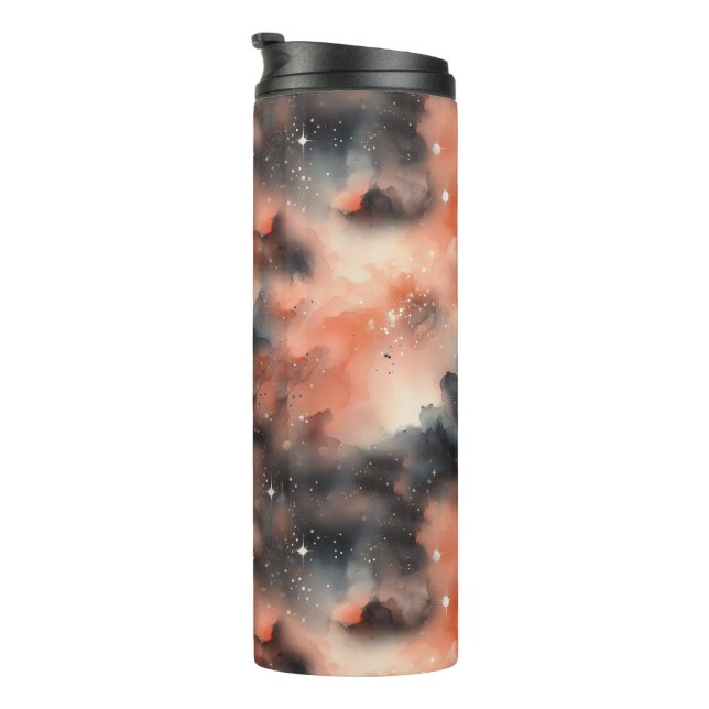 Abstract Watercolor Celestial Symphony Thermal Tumbler (Rotated Right)