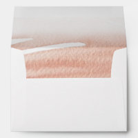 Abstract Watercolor Coral Terracotta