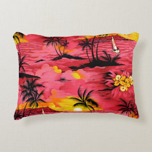 Abstract Watercolor: Creative Print Design. Accent Pillow
