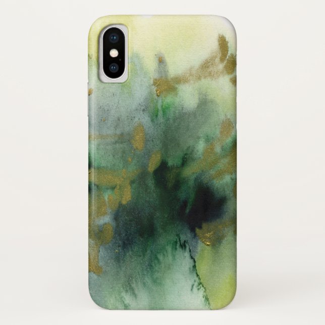 Abstract Watercolor Design iPhone / iPad case (Back)