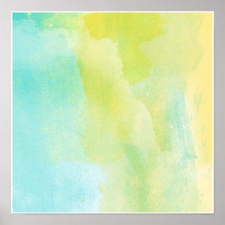 abstract watercolor design poster