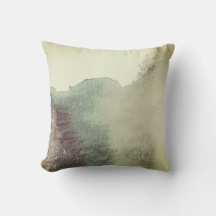 abstract  watercolor design throw pillow