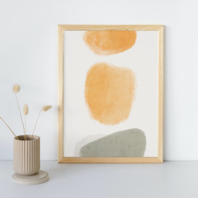 Abstract Watercolor Geometrical, Abstract, Minimal Poster (Creator Uploaded)