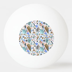 Abstract watercolor: hand-drawn white background. ping pong ball