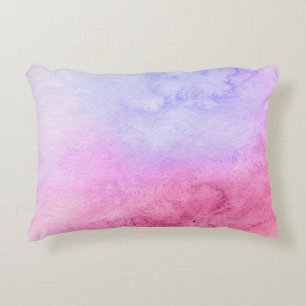 Abstract watercolor hand painted background 11 accent pillow