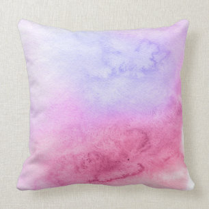 Abstract watercolor hand painted background 11 throw pillow
