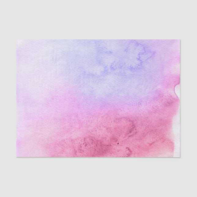 Abstract watercolor hand painted background 11 tissue paper (Front)