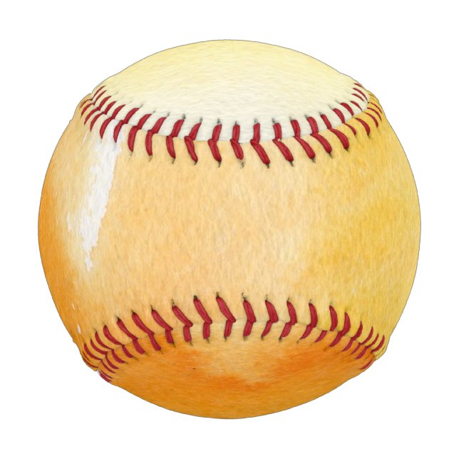 Abstract watercolor hand painted background 14 baseball (Front)