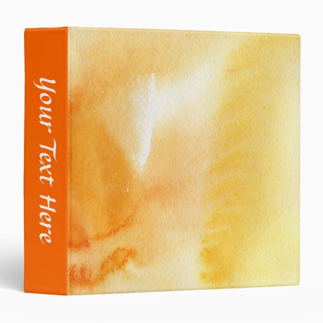 Abstract watercolor hand painted background 14 binder (Front/Spine)