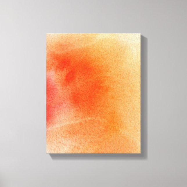 Abstract watercolor hand painted background 15 canvas print (Front)