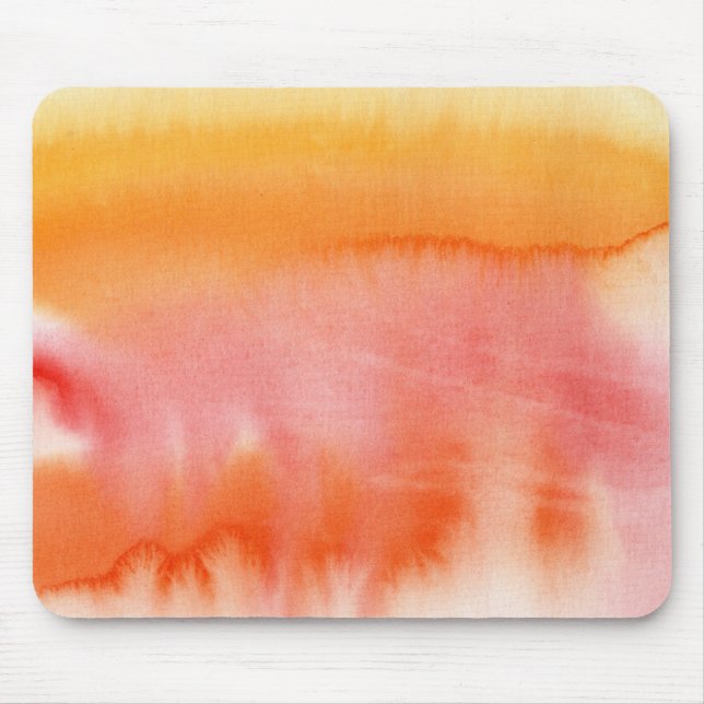 Abstract watercolor hand painted background 17 mouse pad (Front)