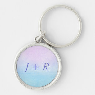 Abstract watercolor hand painted background 18 keychain
