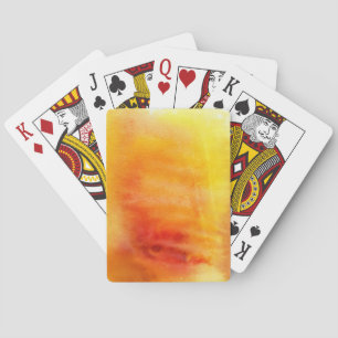 Abstract watercolor hand painted background 19 playing cards
