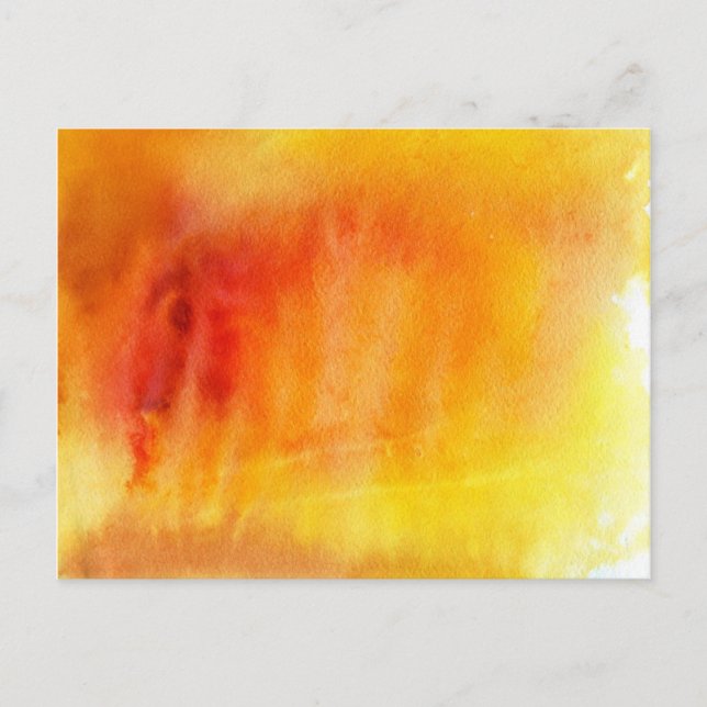 Abstract watercolor hand painted background 19 postcard (Front)