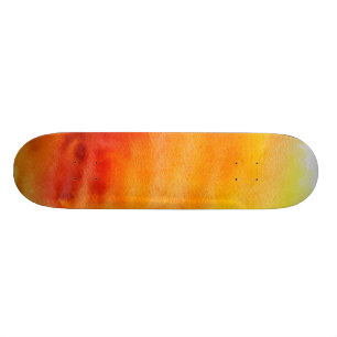 Abstract watercolor hand painted background 19 skateboard