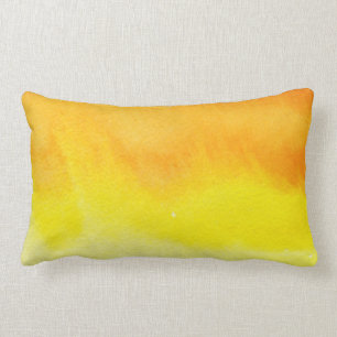 Abstract watercolor hand painted background 2 lumbar pillow